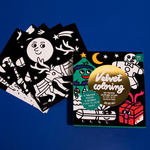 OMY Christmas Velvet Colouring - Binky