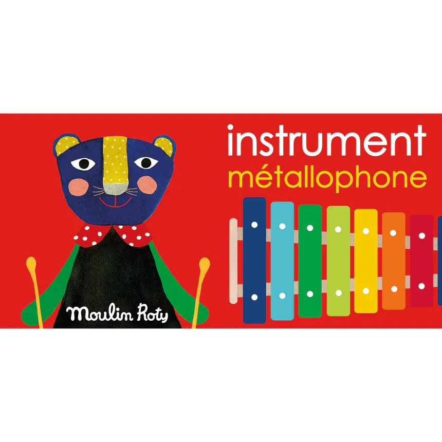 Moulin Roty colourful glockenspiel Les Popipop