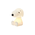 Snoopy-shaped night light on a white background