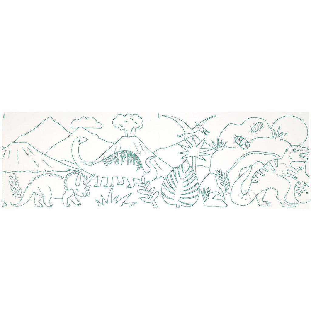 Meri Meri Dinosaur Colouring Roll - Binky