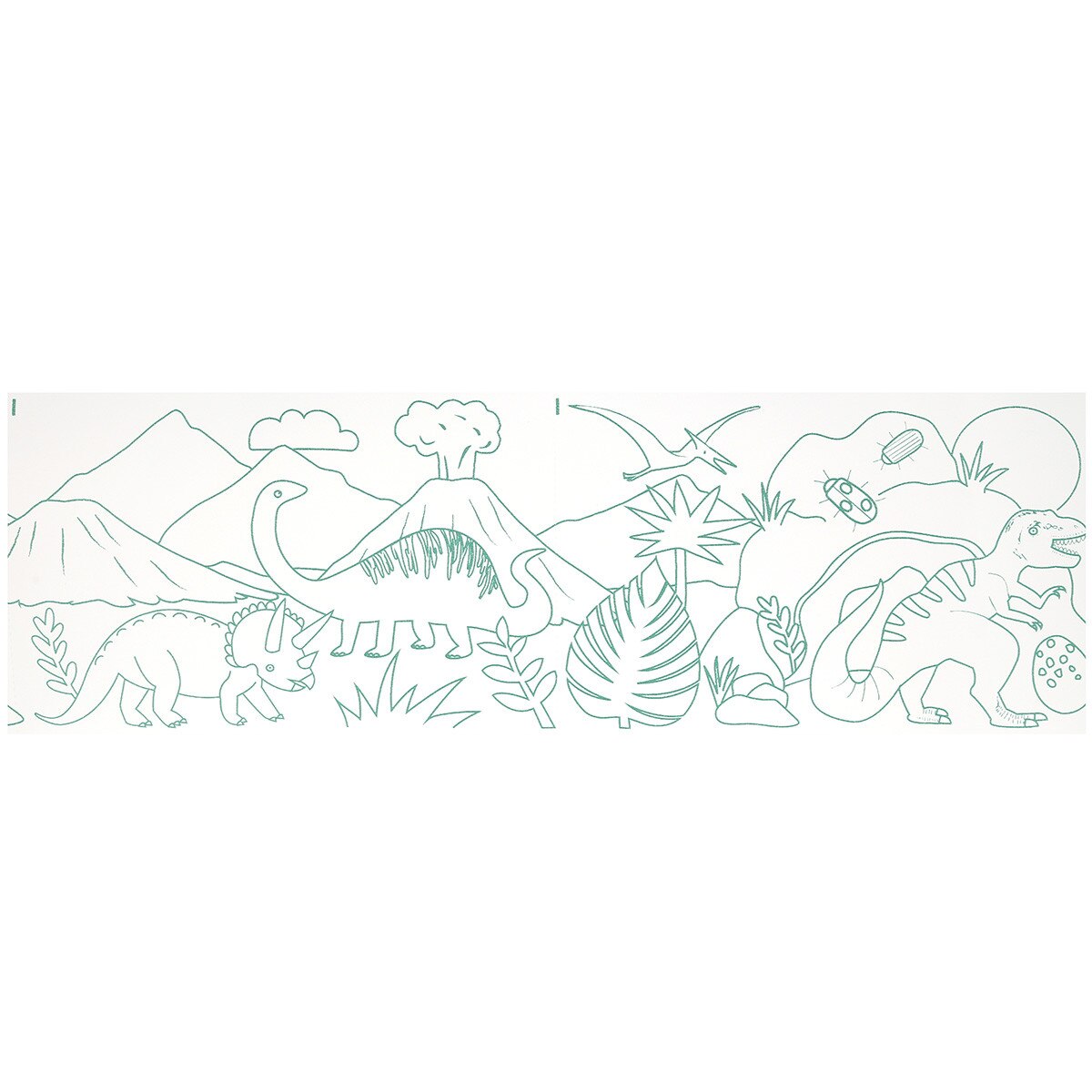 Meri Meri Dinosaur Colouring Roll - Binky