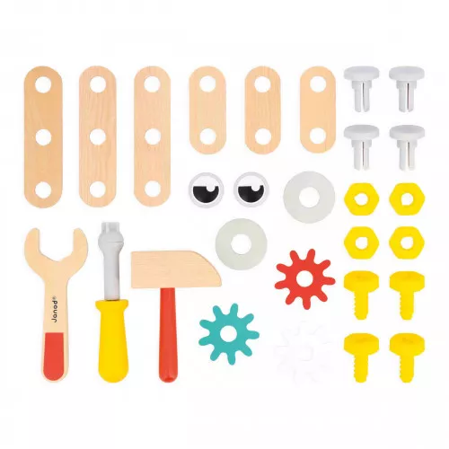Janod Brico Kids Robot tool box - Binky