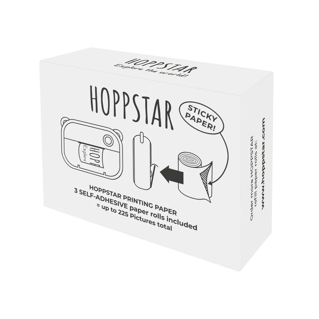 Hoppstar Adhesive Printing Refill Paper - 3pk - Binky