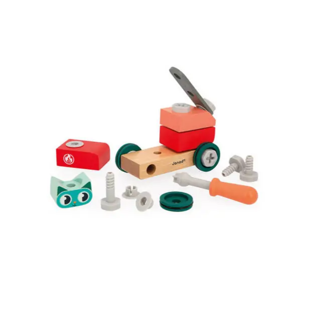 Janod Brico kids DIY cat car - Binky