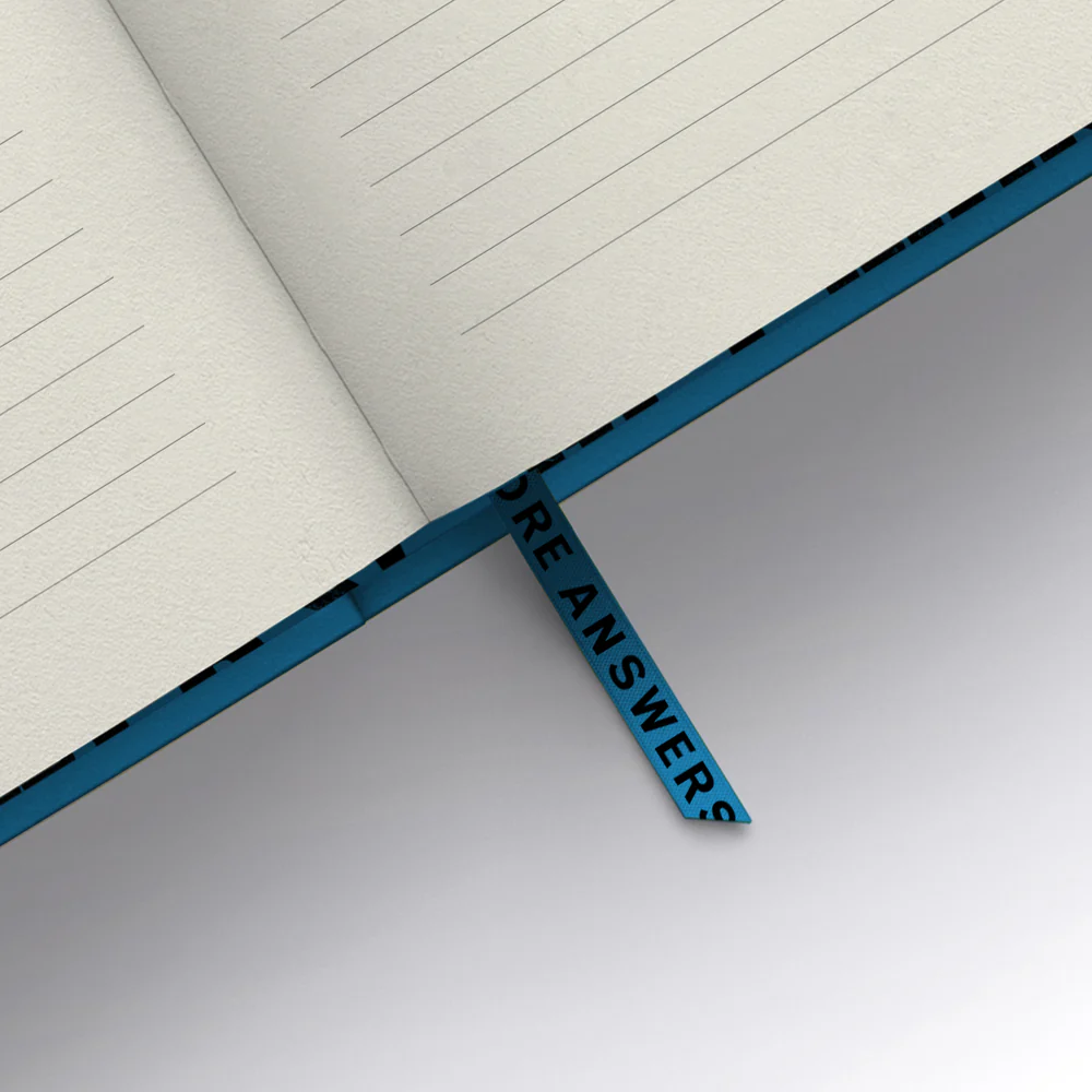 Answer Notebook Get More Answers A5 Lined Notebook – Binky