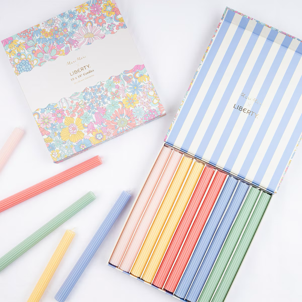 Meri Meri x Liberty Rainbow Garden Candle Gift Box - Binky