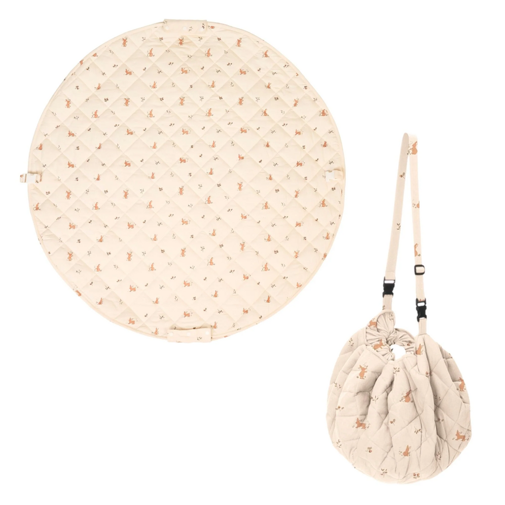 Noomad Soft Play Mat & Nappy Bag - Rabbit