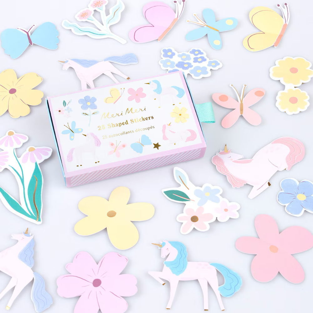 Meri Meri Unicorn Shaped Stickers - Binky