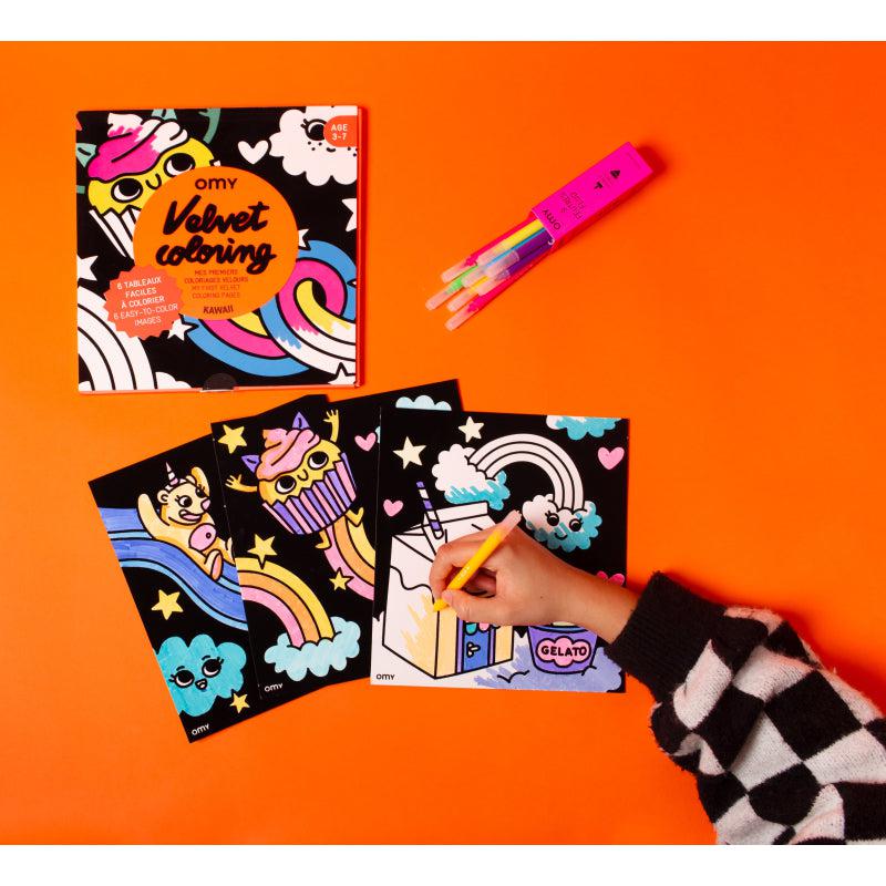 Velvet Colouring set  - Kawai - Binky