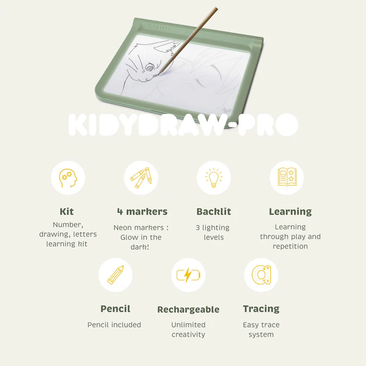 KIDYDRAW Pro Tablet Green