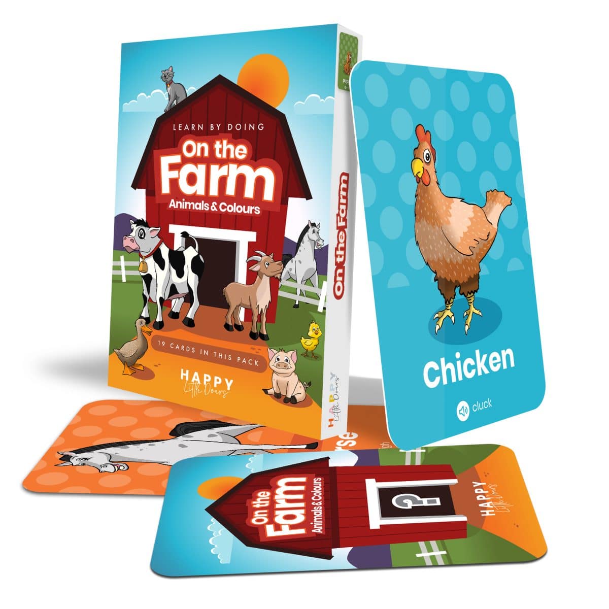 On the Farm - Colour & Farm Animal Flashcards - Binky