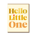 1973 Hello Little One - baby card - Binky