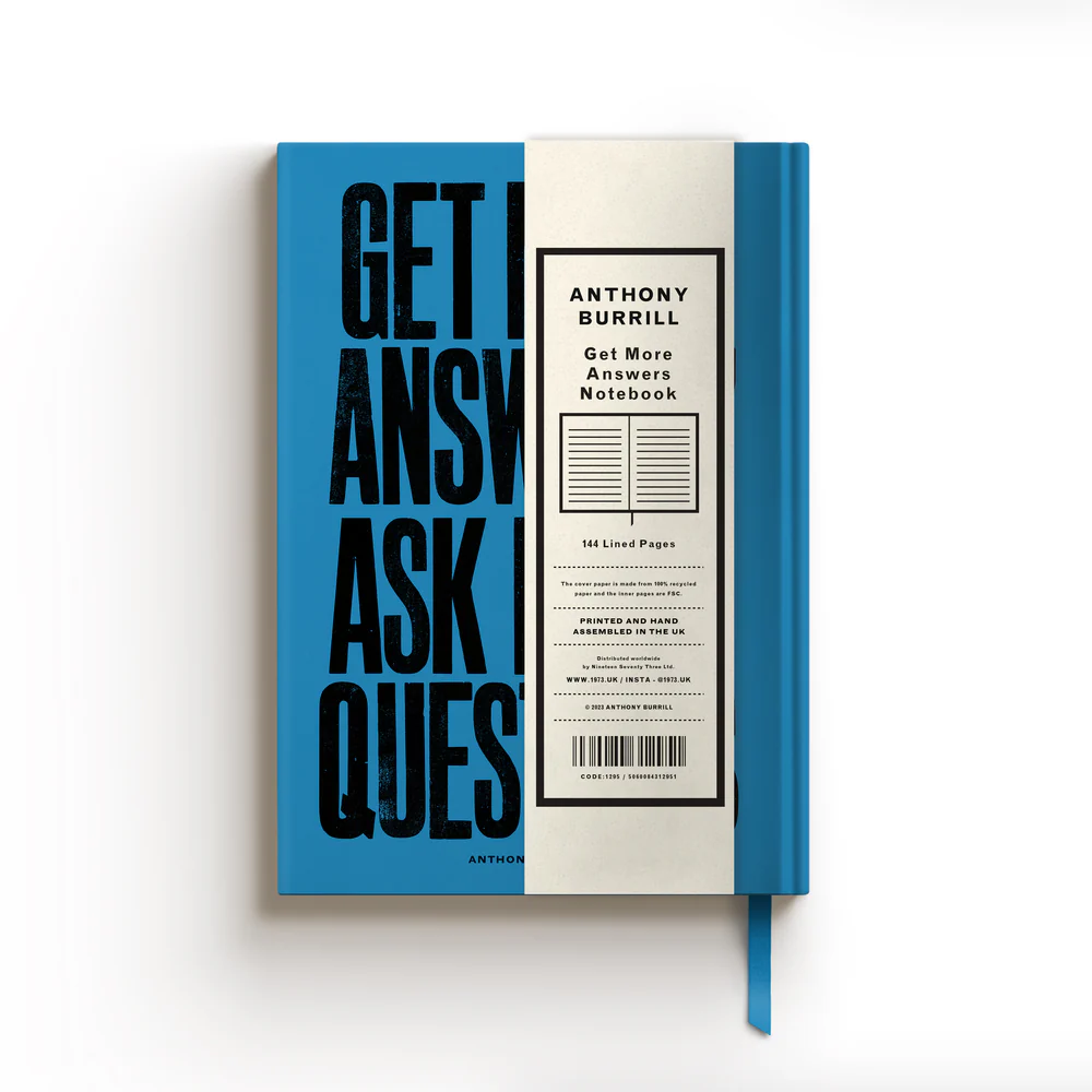 Get More Answers A5 Lined Notebook - Binky