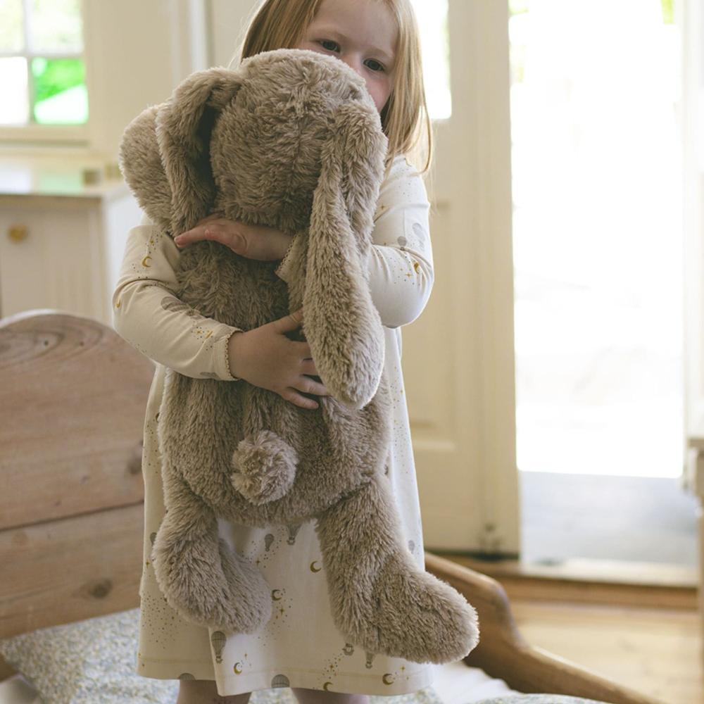 Large Tan Rabbit Weighted Teddy plush toy - Binky