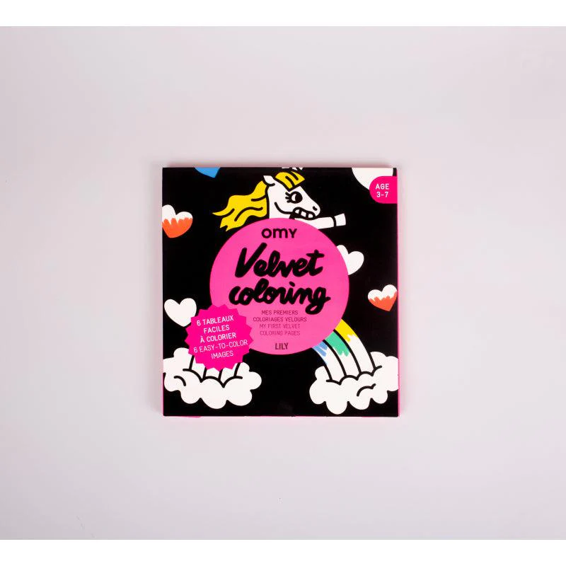 Velvet Colouring set  - Lily - Binky