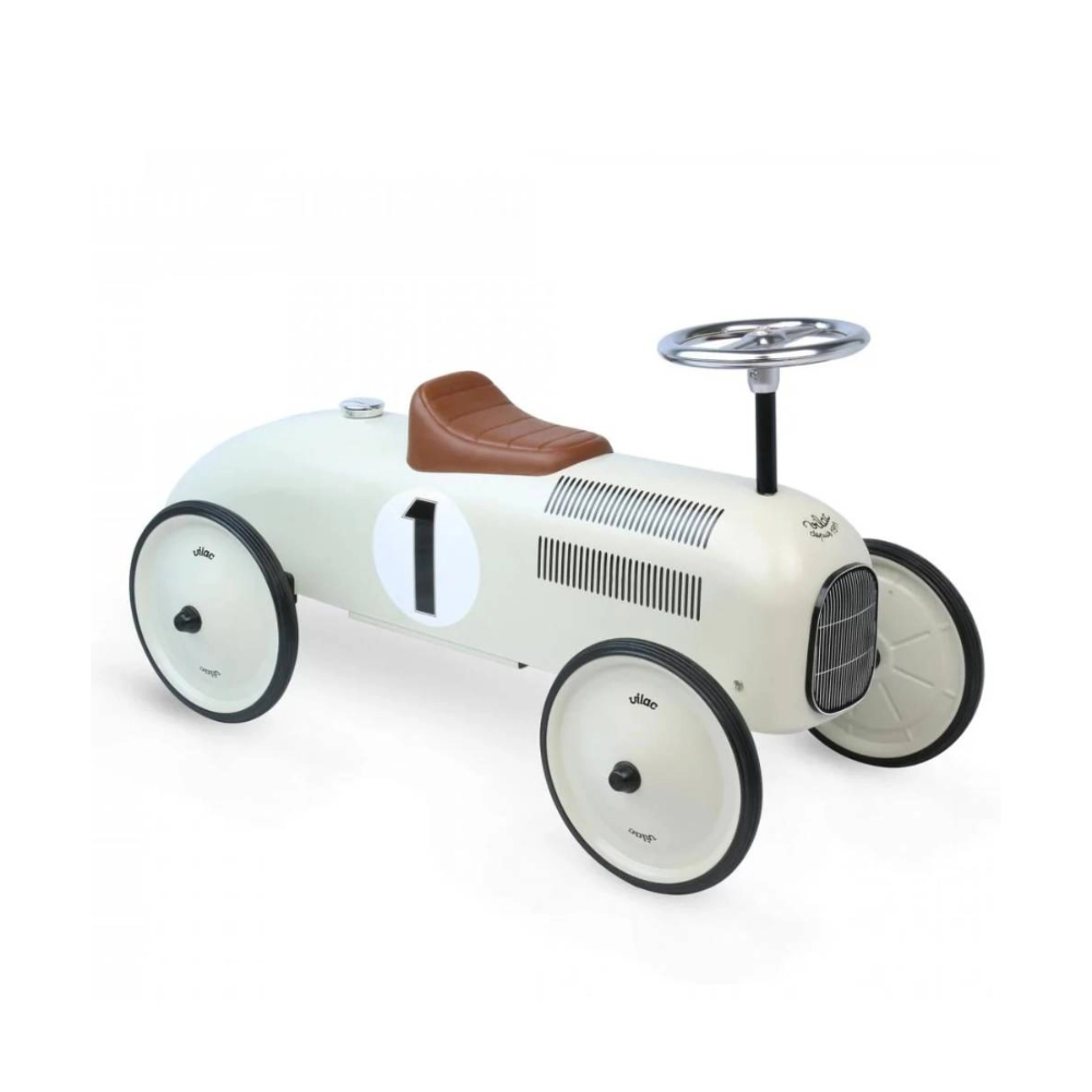 Vilac Classic Car - winter white - Binky