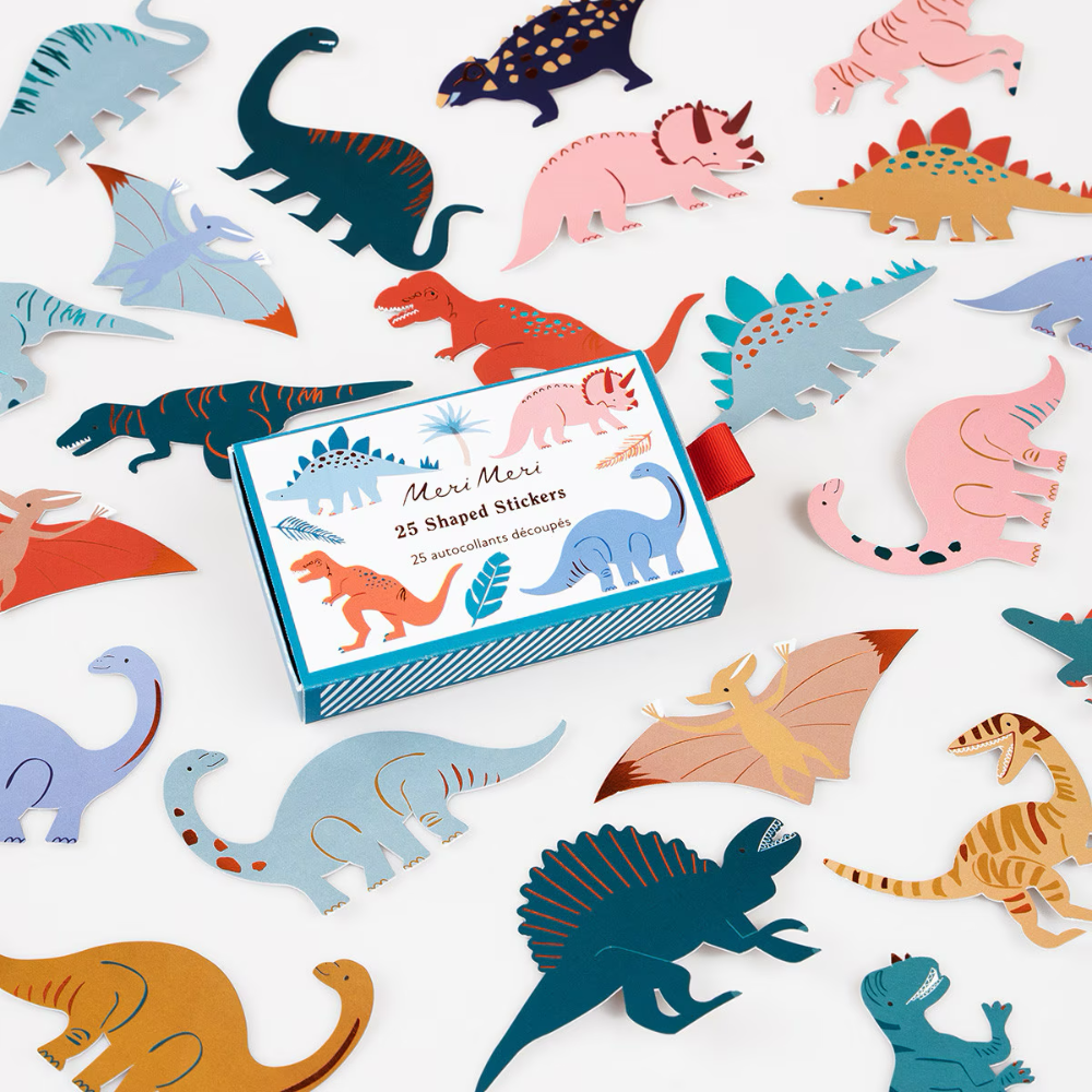 Meri Meri Dinosaur Shaped Stickers - Binky