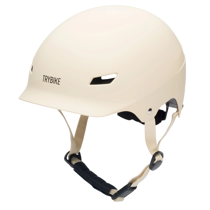 Trybike x CoConuts - Matte Cream Helmet Small/Medium