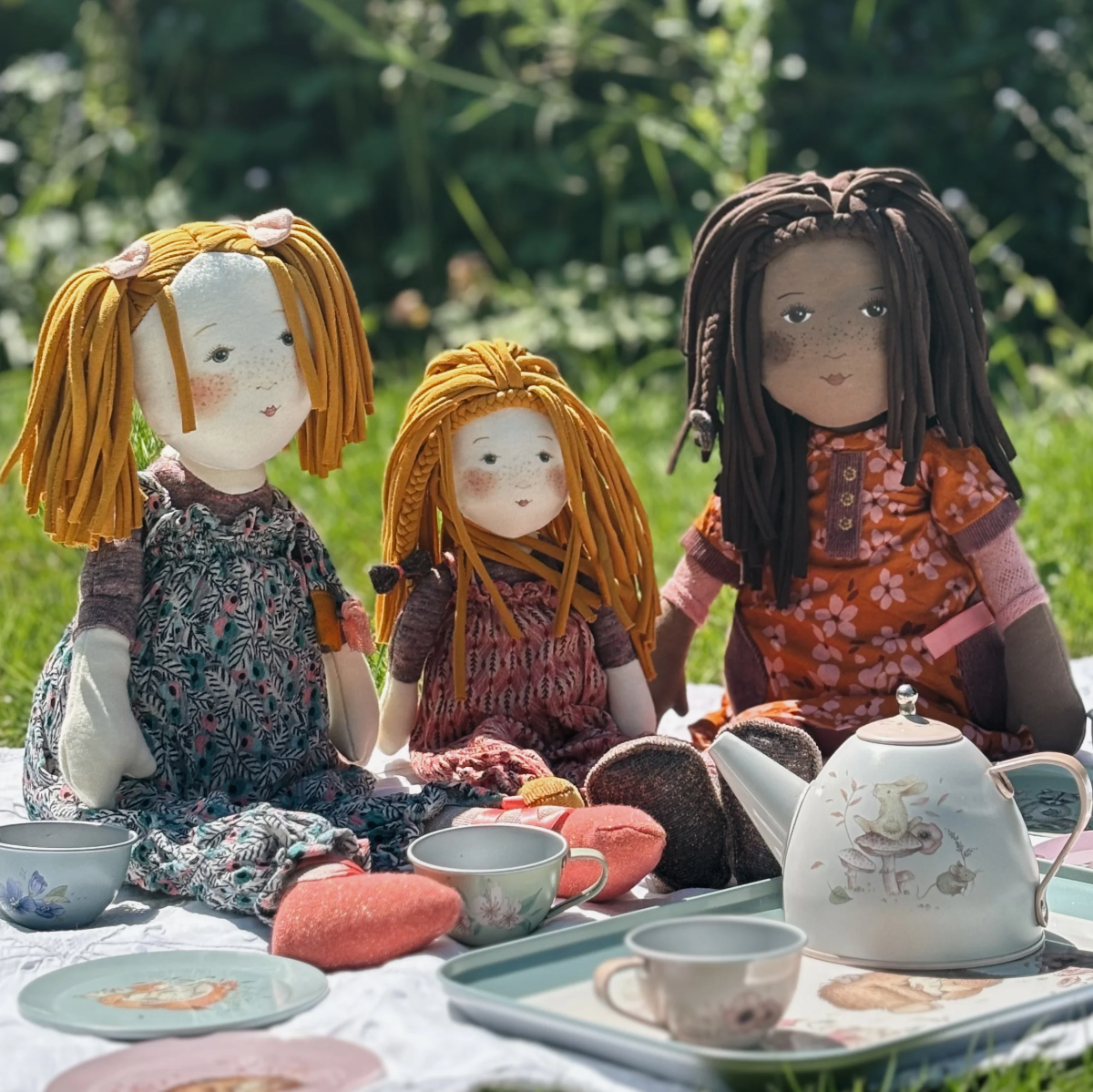 Moulin Roty Camélia rag doll Les Rosalies