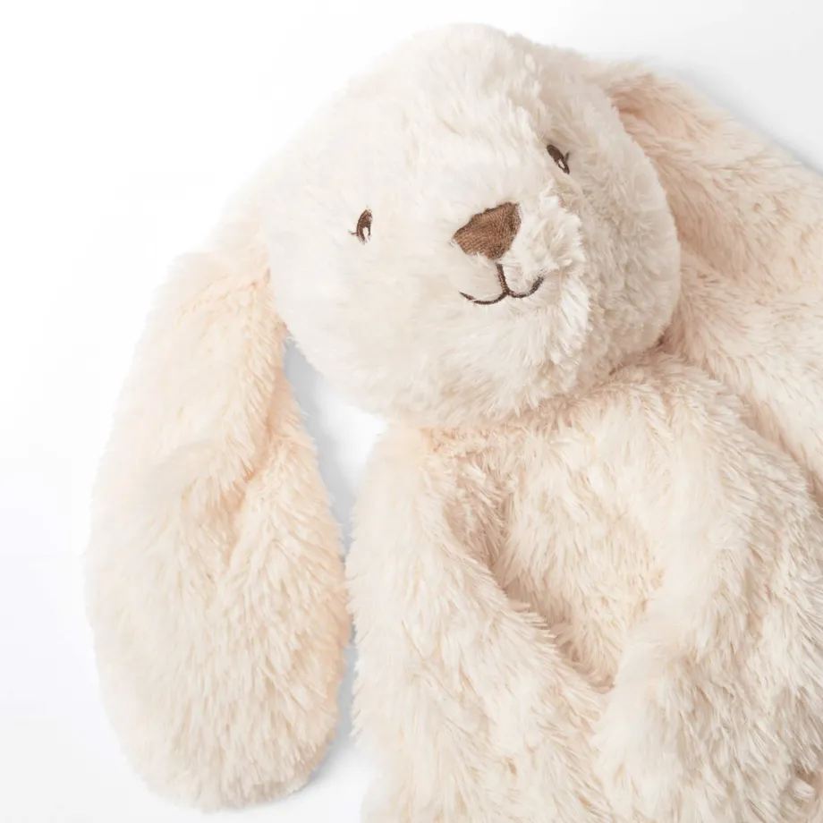 Large Cream Rabbit Weighted Teddy plush toy - Binky