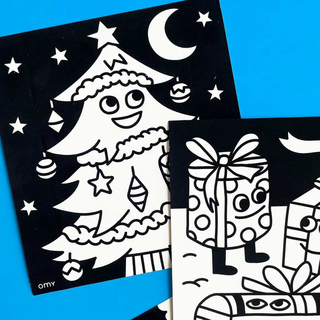 OMY Christmas Velvet Colouring - Binky