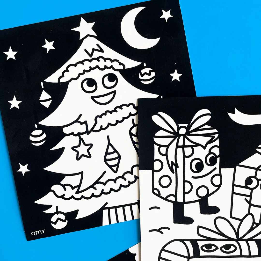OMY Christmas Velvet Colouring - Binky