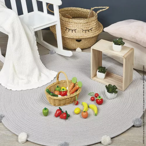 24 Piece Fruit and Vegetable basket - Binky