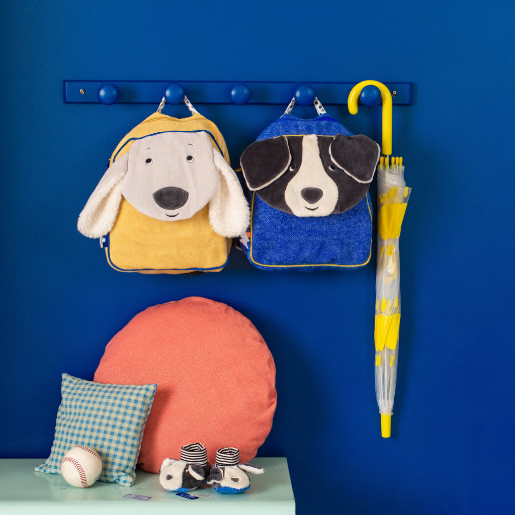 Moulin Roty Pilou the Yellow Dog Backpack – Puce & Pilou