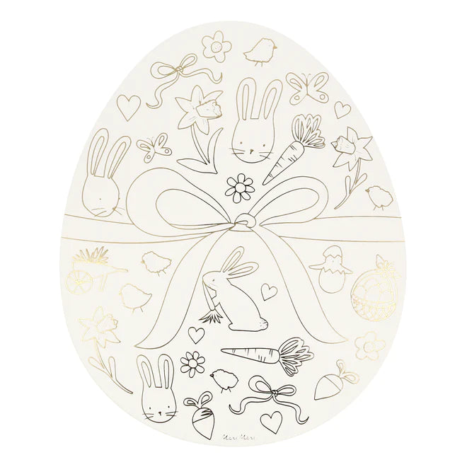 Easter Colouring Placements - Binky