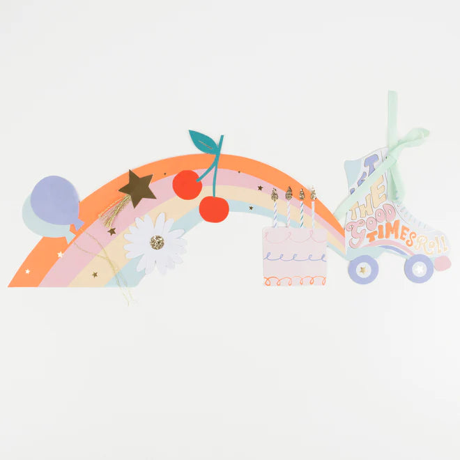 Roller Skate Concertina Card - Binky