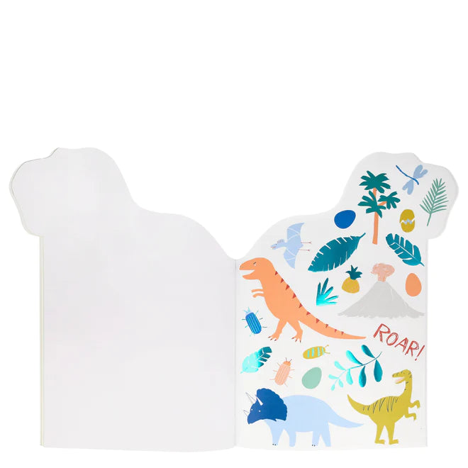 Dinosaur Sticker & Sketchbook - Binky