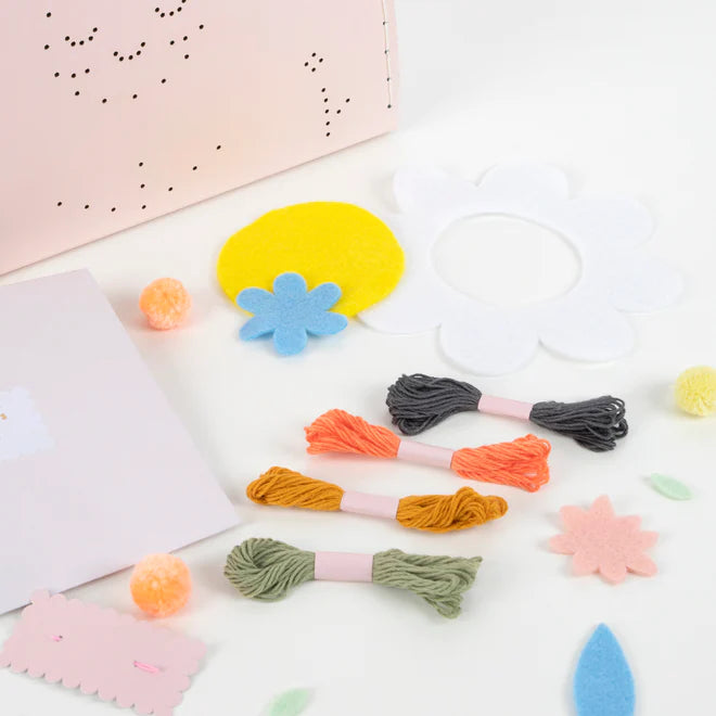 Flower Embroidery Suitcase - Binky