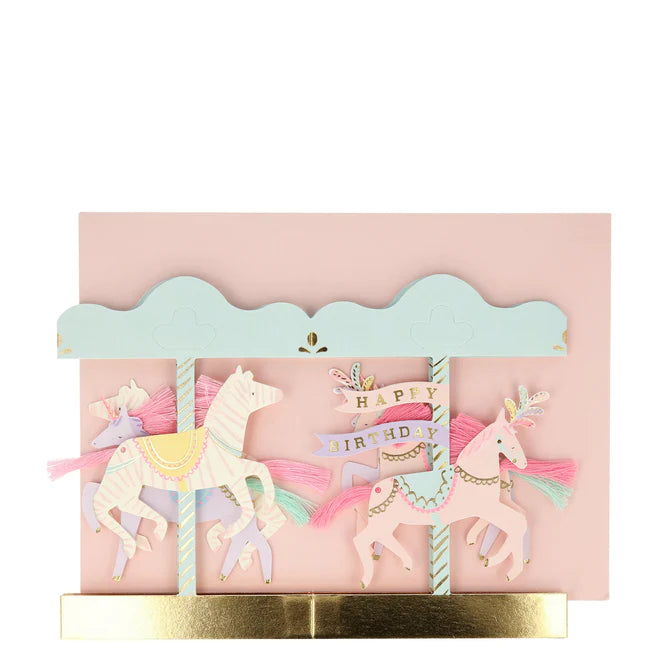 Carousel Stand-Up Card - Binky