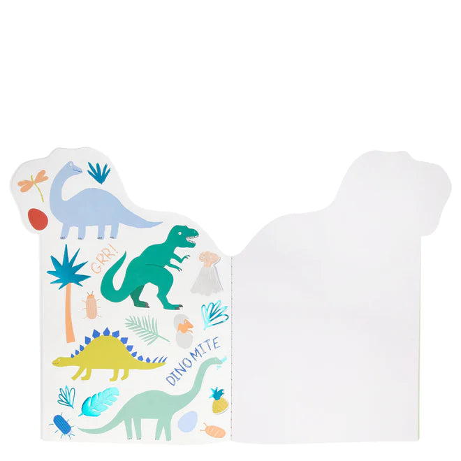Dinosaur Sticker & Sketchbook - Binky