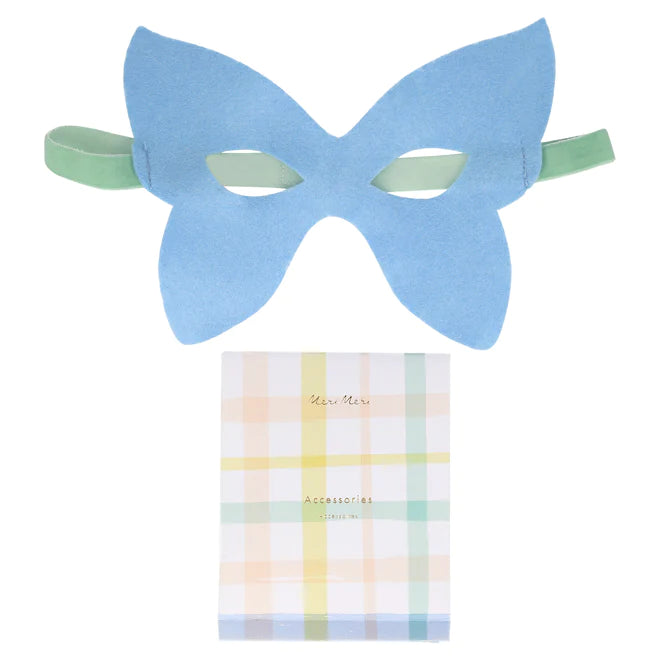 Flower Embroidery Butterfly Mask - Binky