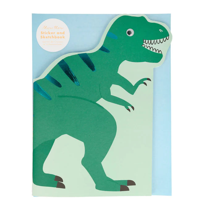 Dinosaur Sticker & Sketchbook - Binky