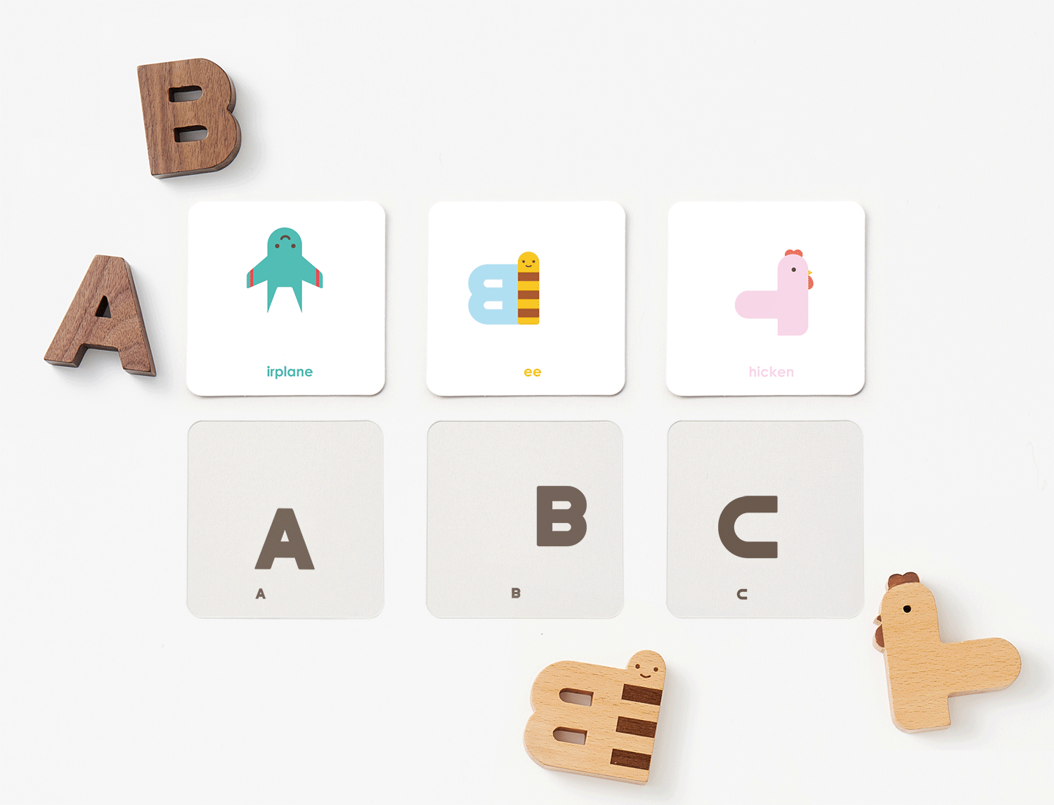 Alphabet Play Cards - Binky