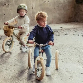 Trybike - Steel 2 In 1 Balance Trike - Vintage Green - Binky