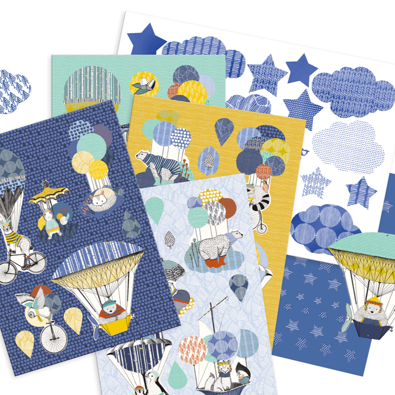 Polar Expedition paper art set - Binky