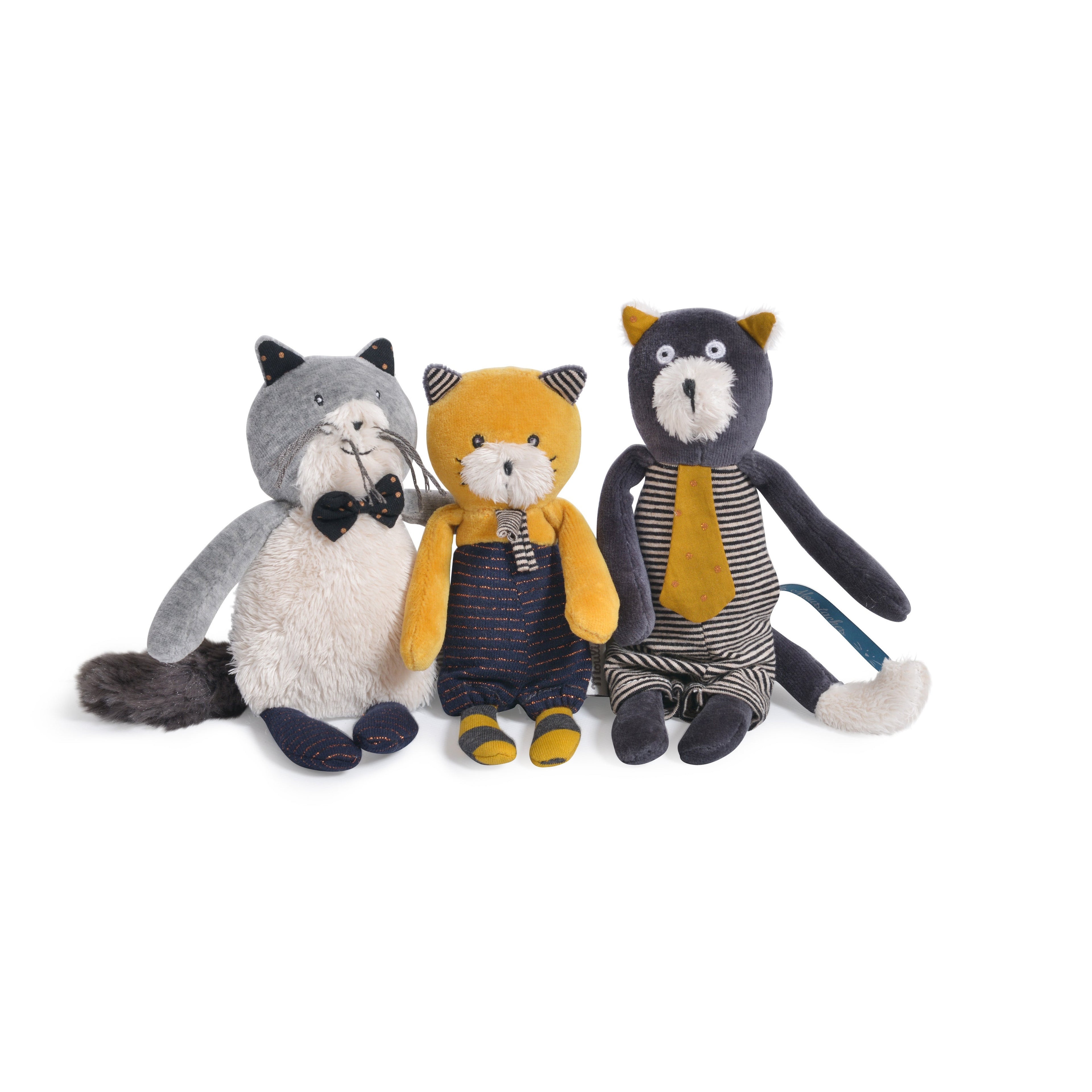 Fernand the small light grey cat Les Moustaches - Binky