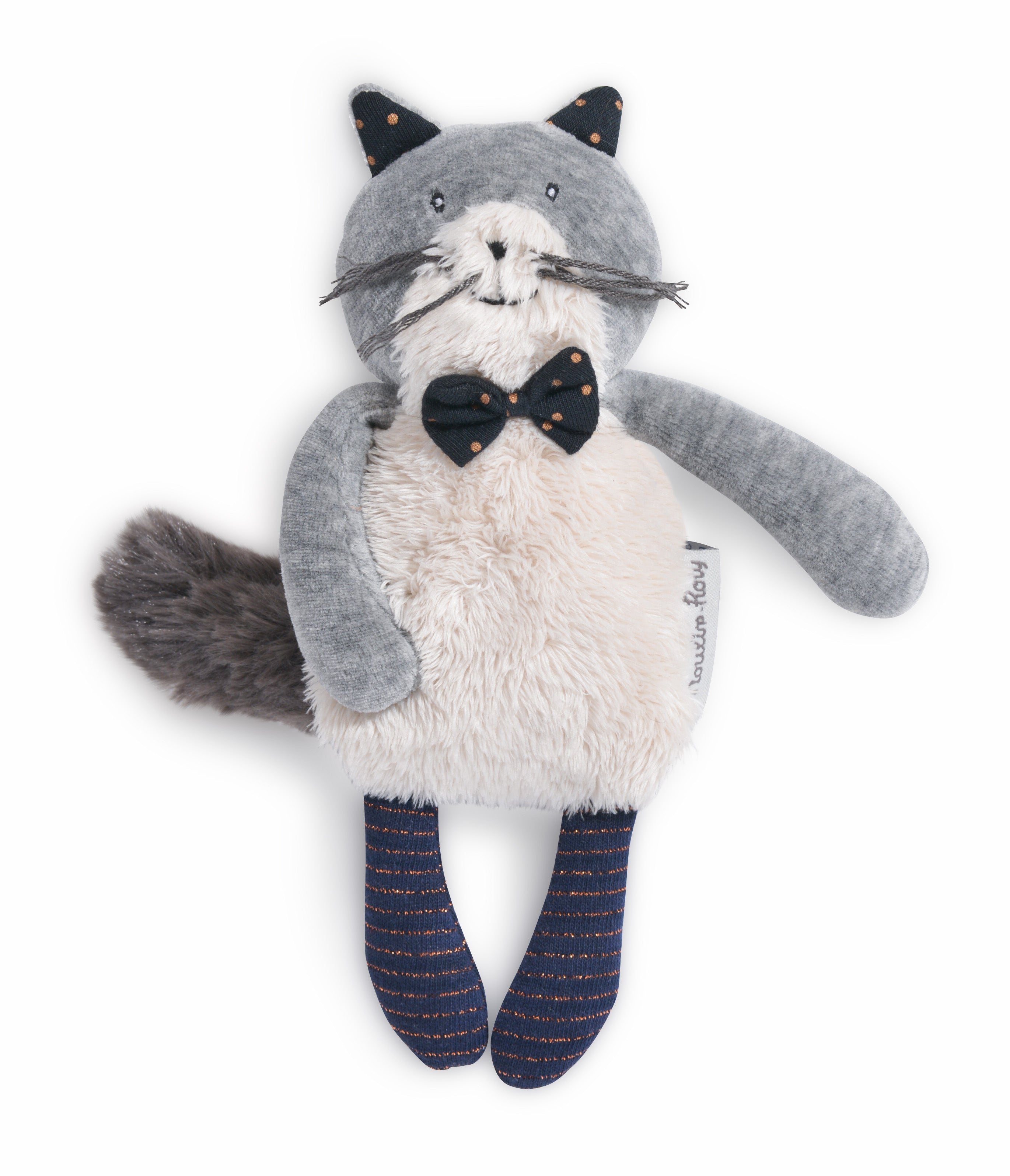 Fernand the small light grey cat Les Moustaches - Binky
