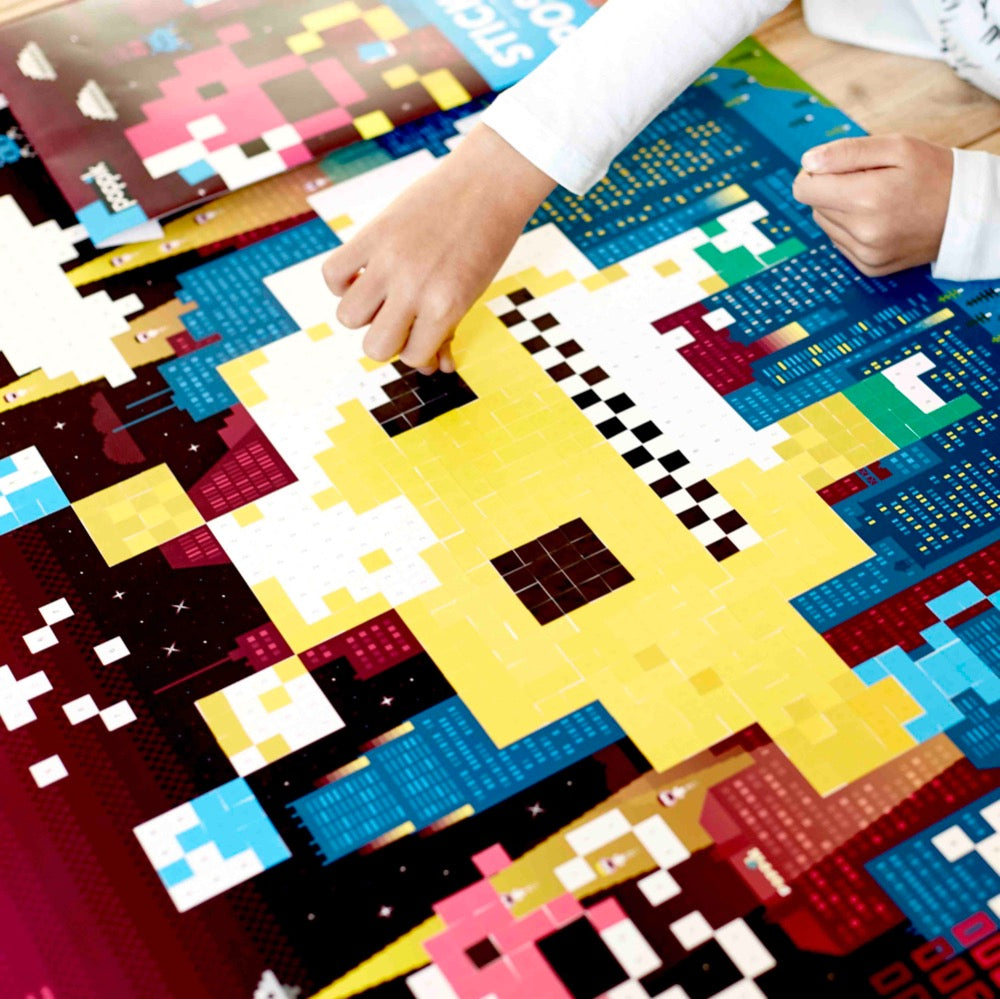 Giant Sticker Poster Video Game Pixel Art - Binky