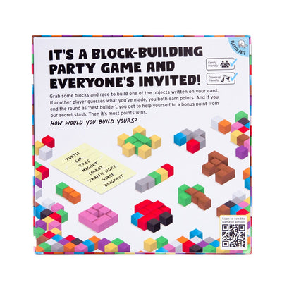 Block Party Colourful Block Building Board Game Pictionary Meets