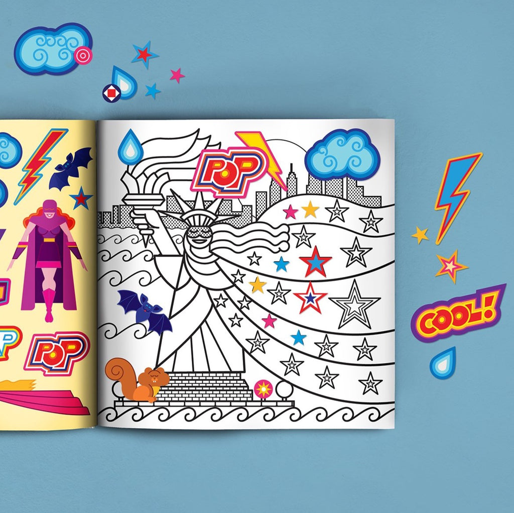 Colouring city tour, New York - Binky