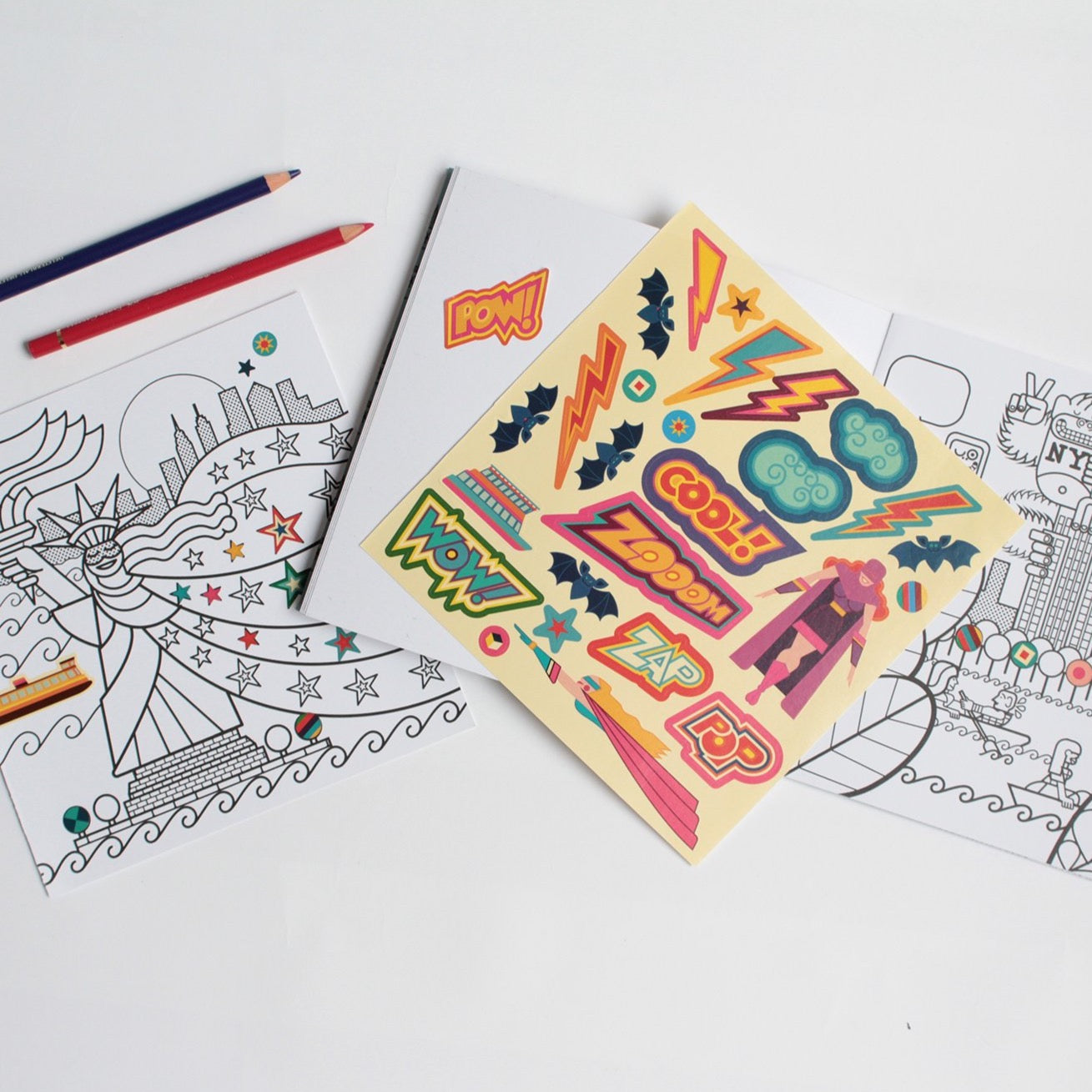 Colouring city tour, New York - Binky