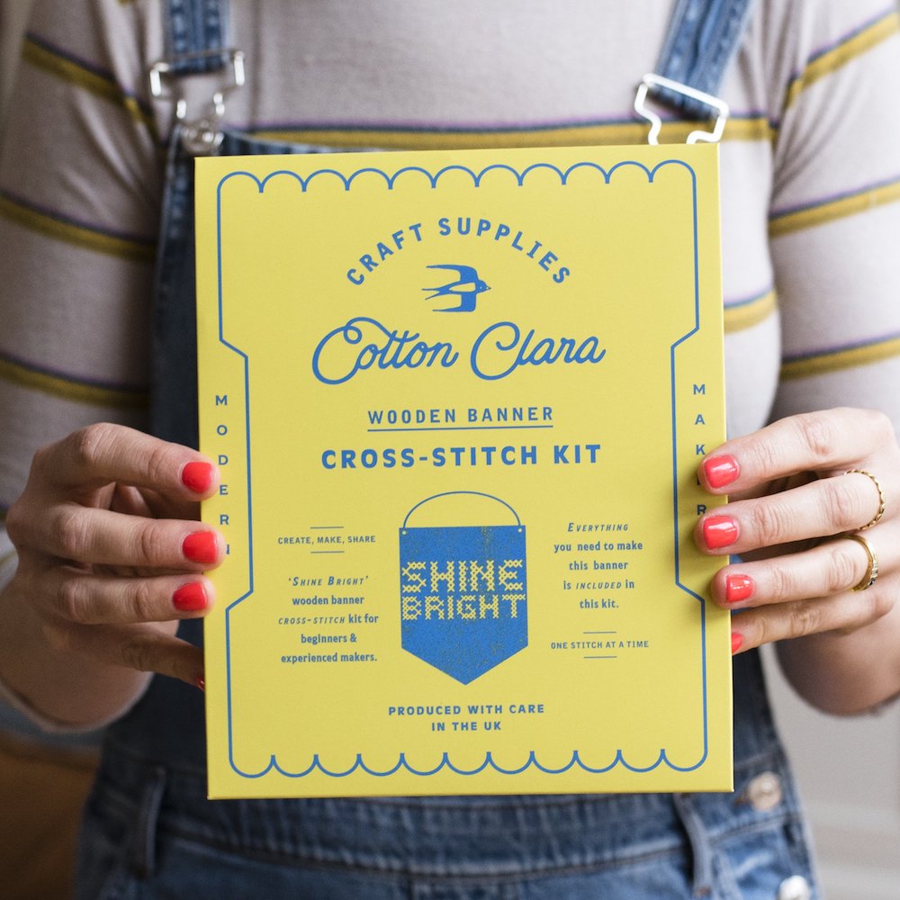 Shine Bright Embroidery Board kit - Binky