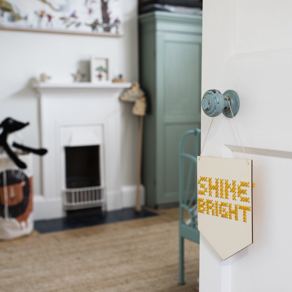 Shine Bright Embroidery Board kit - Binky