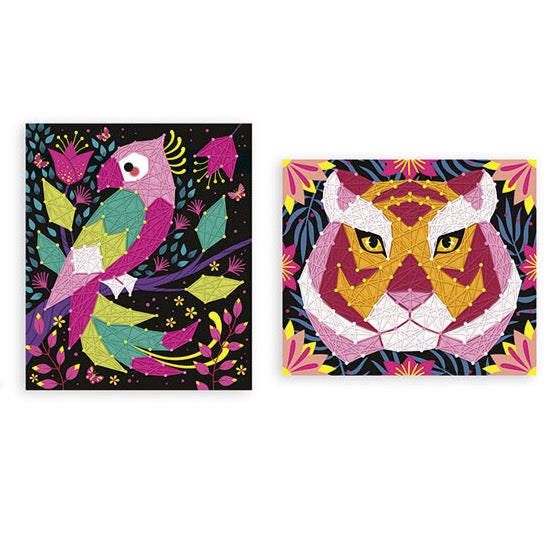 Jungle animal string art boards - Binky