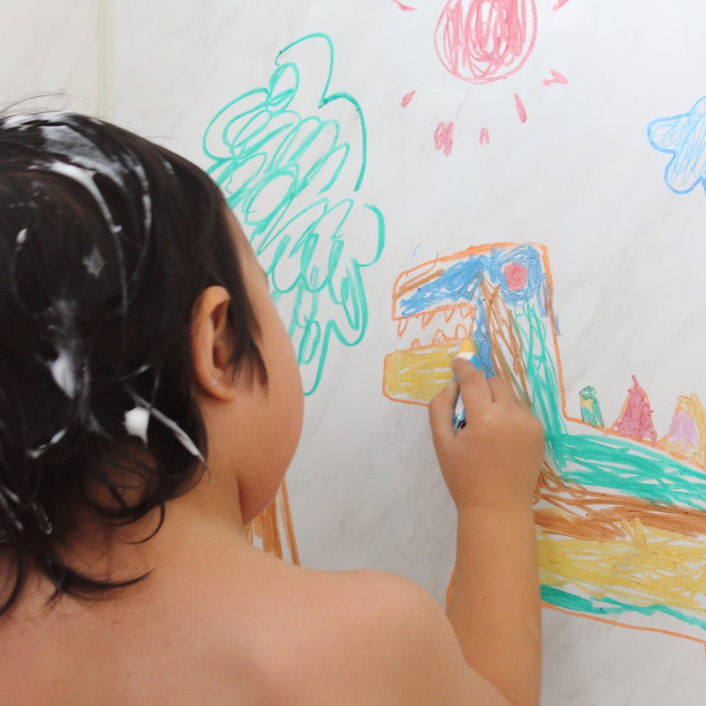 Kitpas for Bath Rice Wax Crayon 10 Colours - Binky