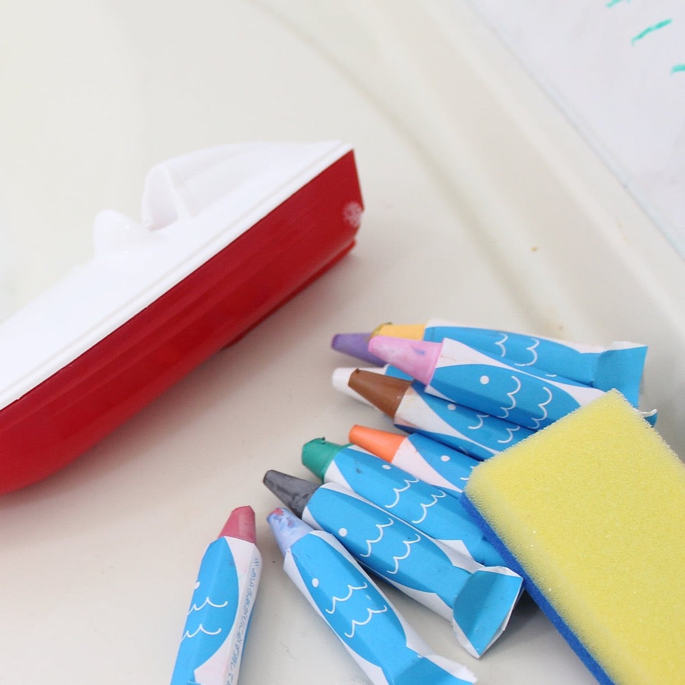 Kitpas for Bath Rice Wax Crayon 10 Colours - Binky